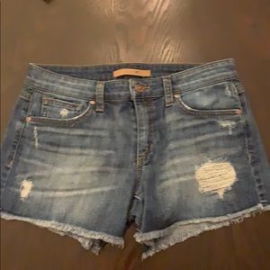 Joe’s jean shorts | distressed